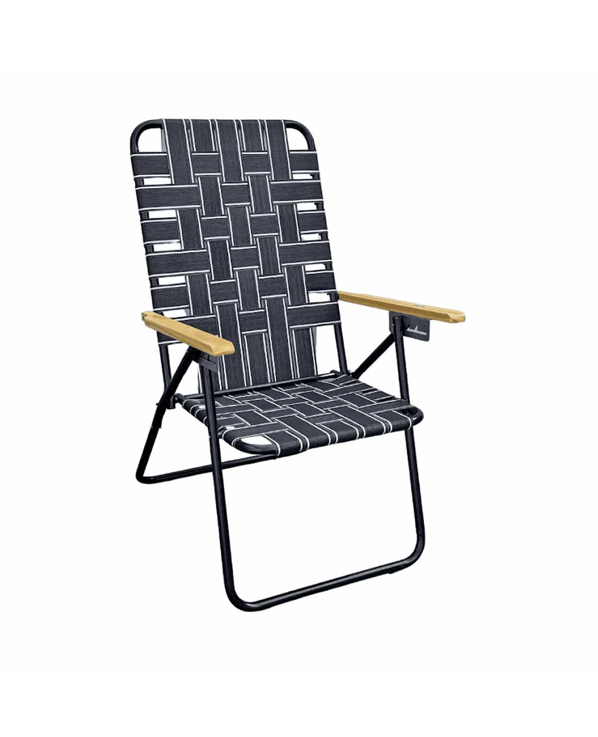 Sillon Reposera 5 posiciones - caño 7/8 - Total black